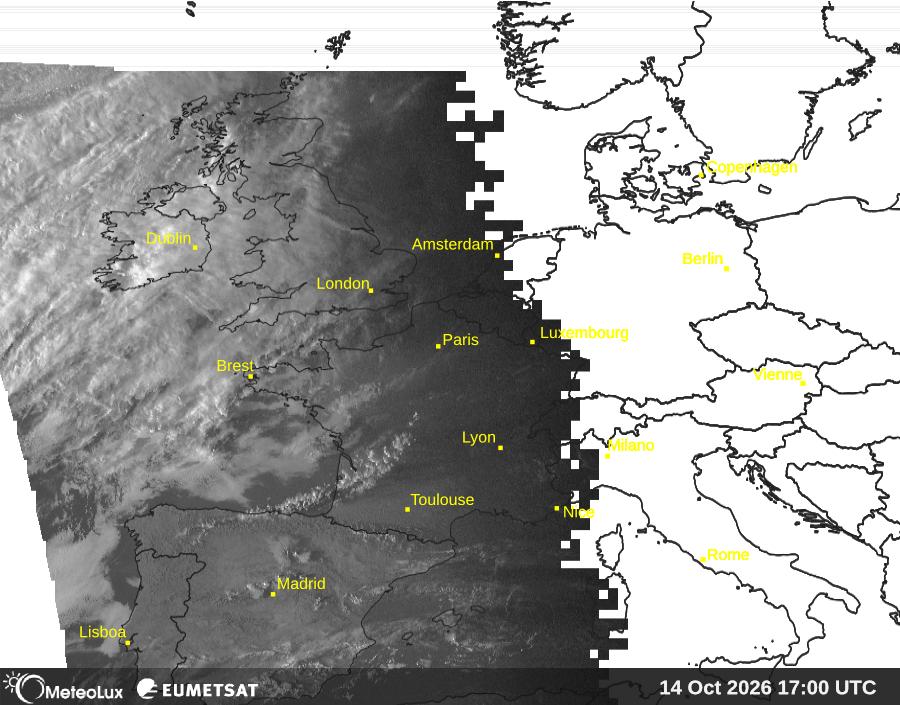 Wiedergabe von visuellen Satellitenbildern