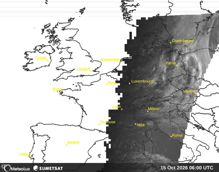 Wiedergabe von visuellen Satellitenbildern