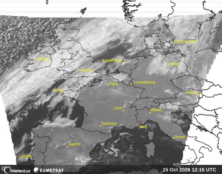 Wiedergabe von visuellen Satellitenbildern