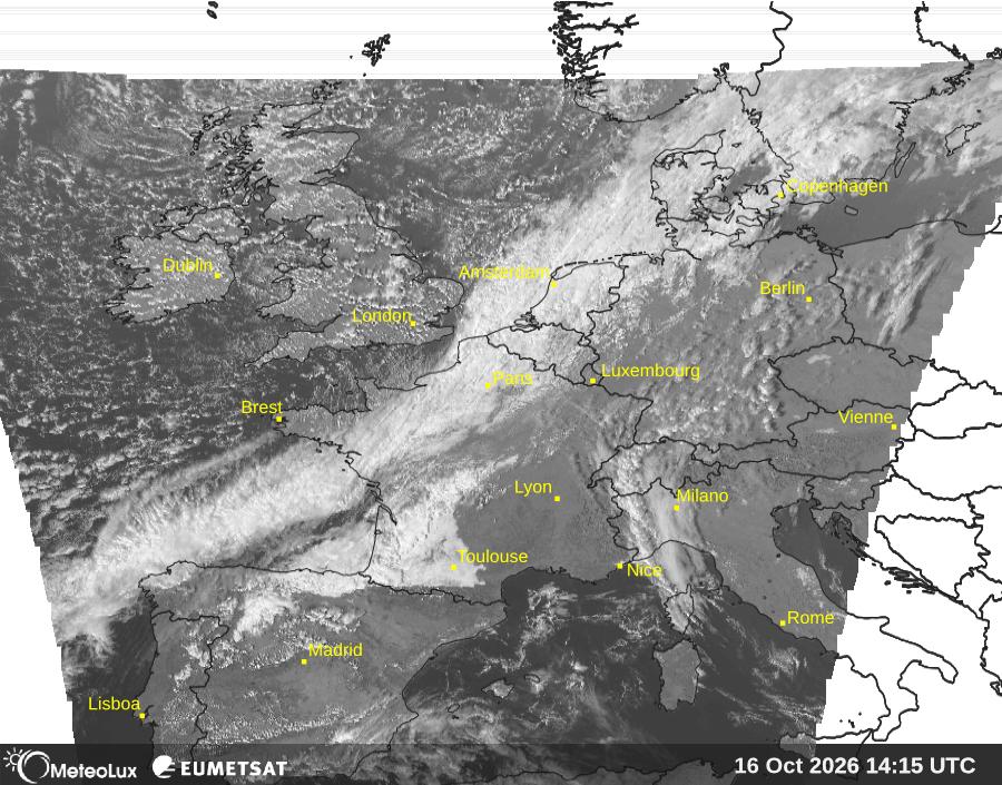 Wiedergabe von visuellen Satellitenbildern