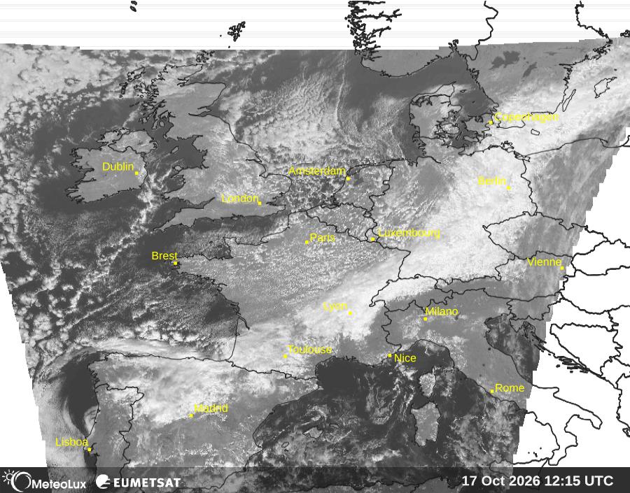 Wiedergabe von visuellen Satellitenbildern