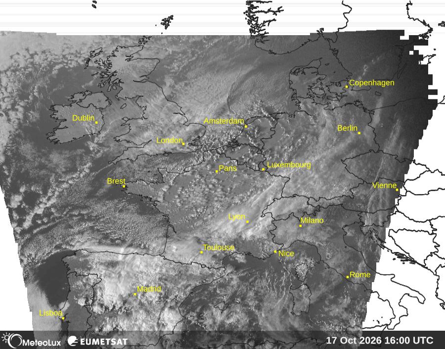 Wiedergabe von visuellen Satellitenbildern