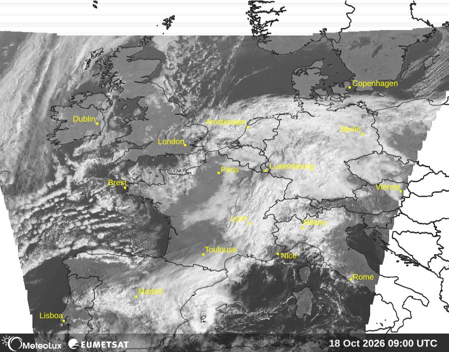 Wiedergabe von visuellen Satellitenbildern