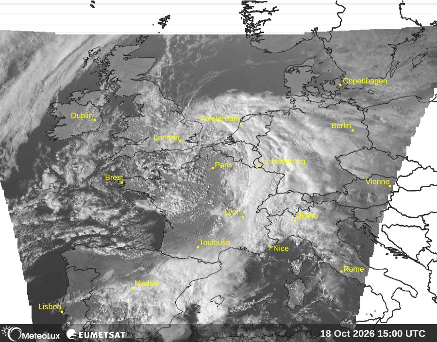 Wiedergabe von visuellen Satellitenbildern