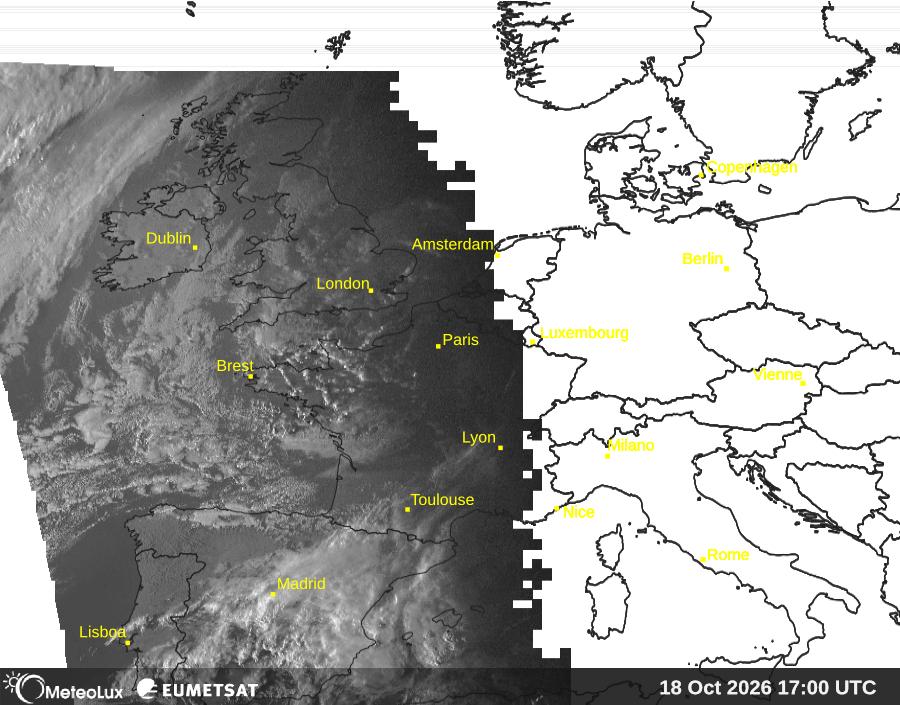 Wiedergabe von visuellen Satellitenbildern