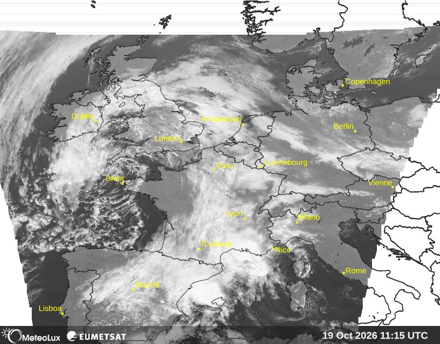 Wiedergabe von visuellen Satellitenbildern