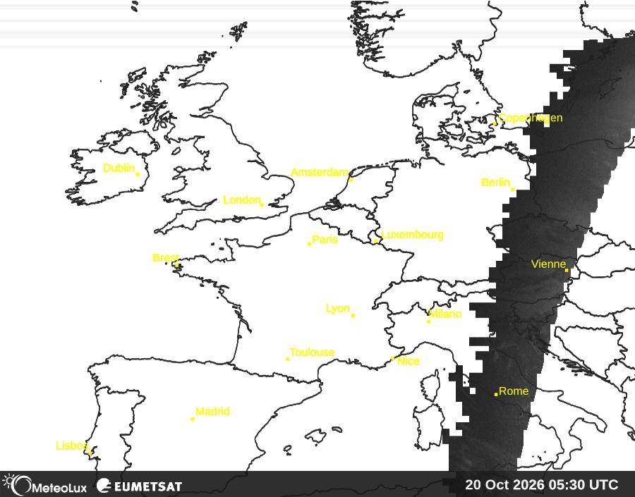 Wiedergabe von visuellen Satellitenbildern