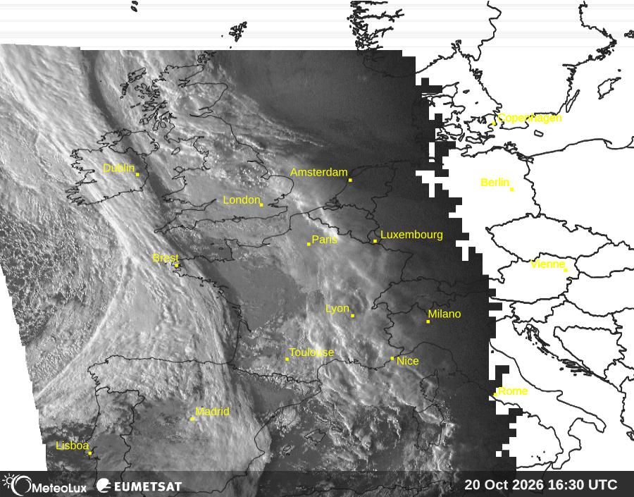 Wiedergabe von visuellen Satellitenbildern