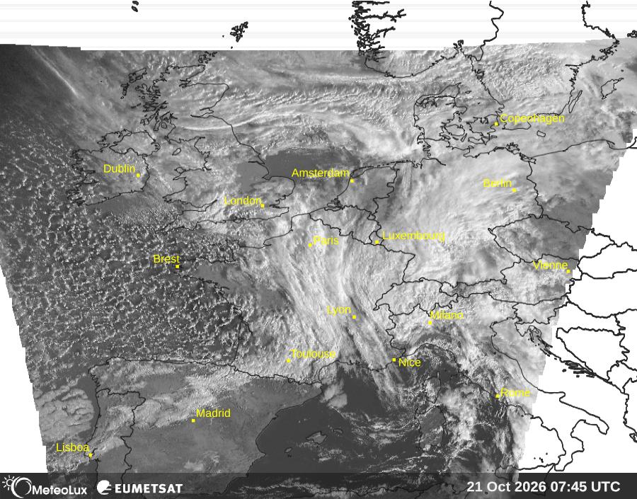 Wiedergabe von visuellen Satellitenbildern