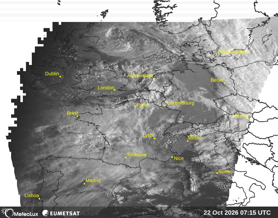 Wiedergabe von visuellen Satellitenbildern
