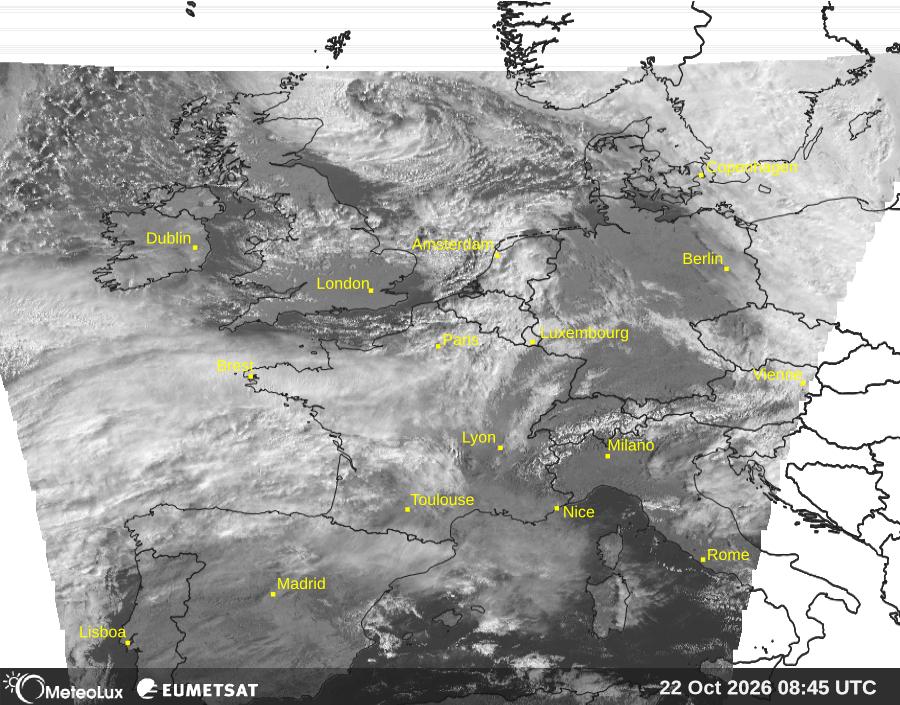 Wiedergabe von visuellen Satellitenbildern