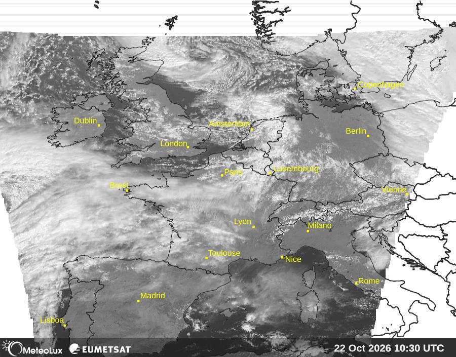 Wiedergabe von visuellen Satellitenbildern