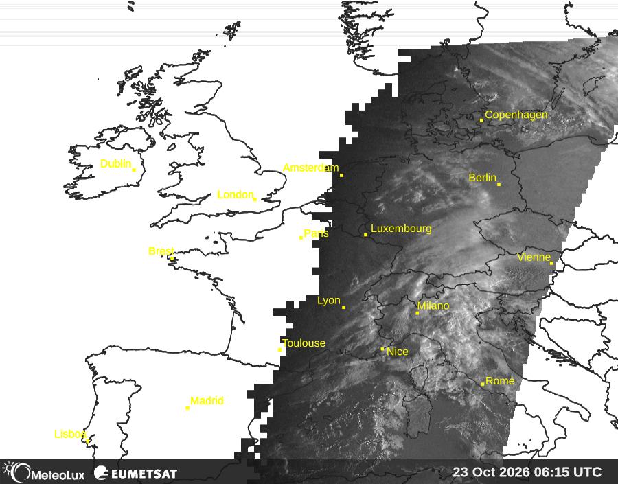 Wiedergabe von visuellen Satellitenbildern