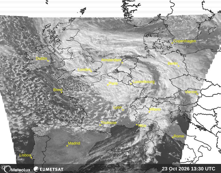 Wiedergabe von visuellen Satellitenbildern