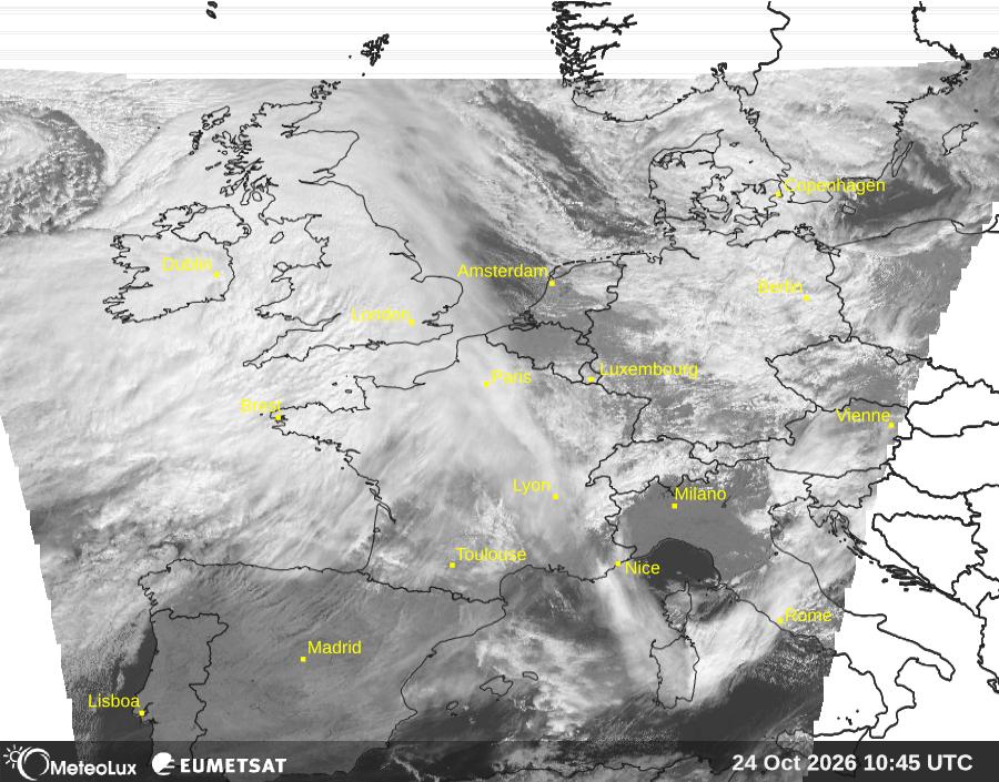 Wiedergabe von visuellen Satellitenbildern