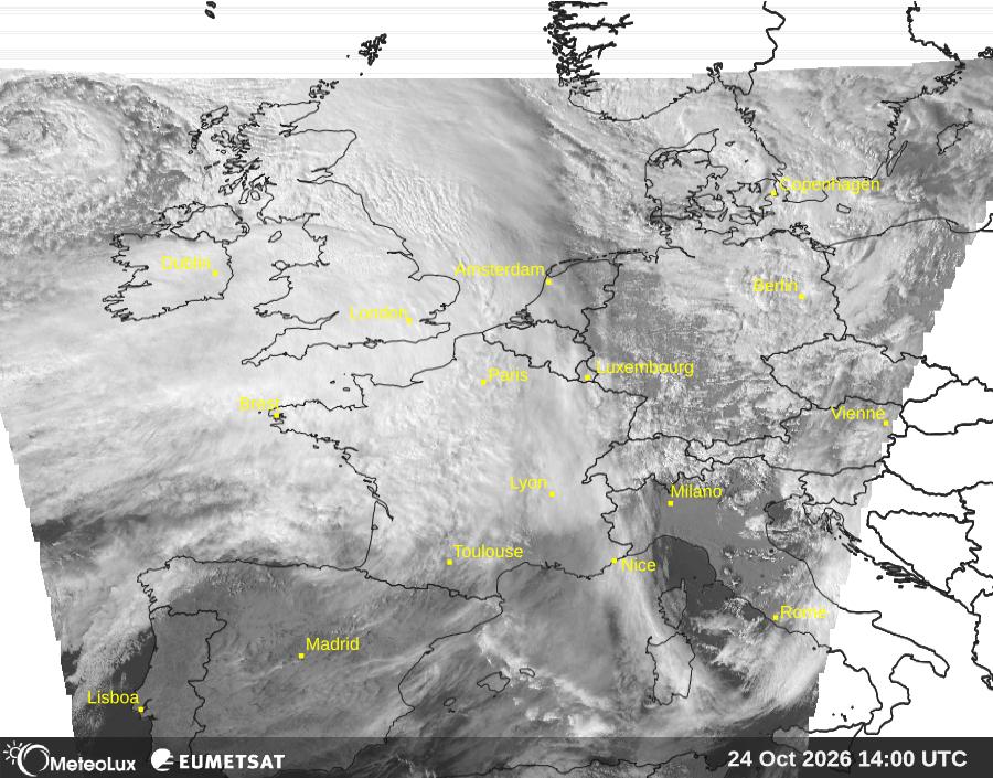 Wiedergabe von visuellen Satellitenbildern