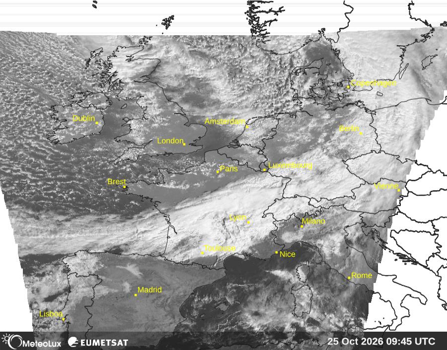 Wiedergabe von visuellen Satellitenbildern