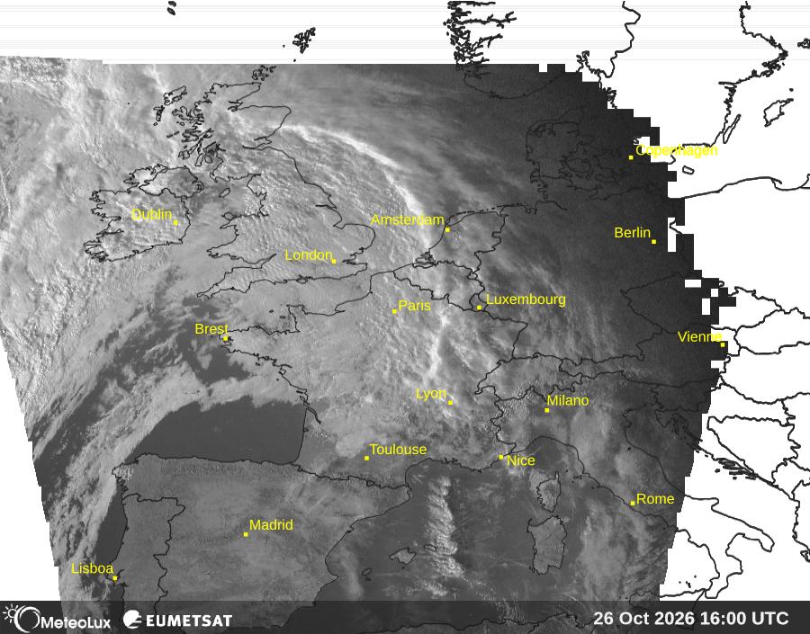 Wiedergabe von visuellen Satellitenbildern