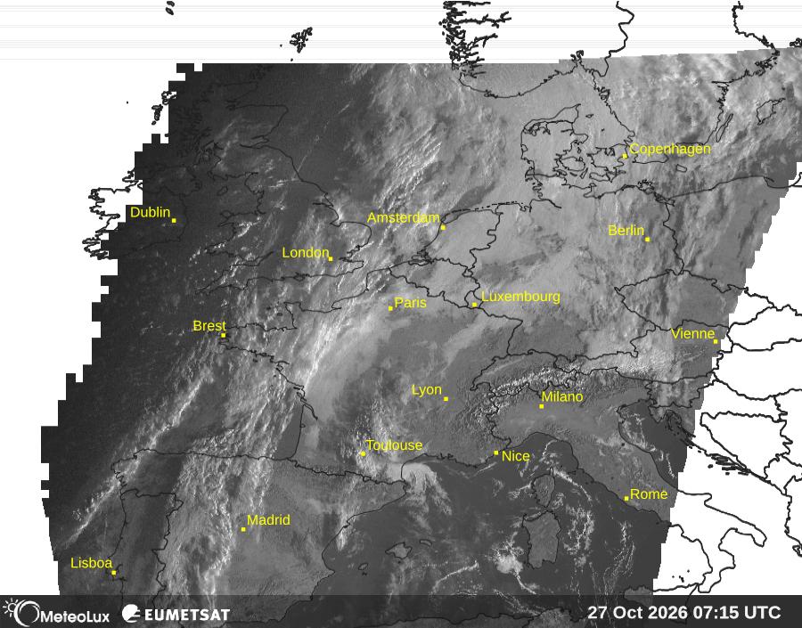 Wiedergabe von visuellen Satellitenbildern