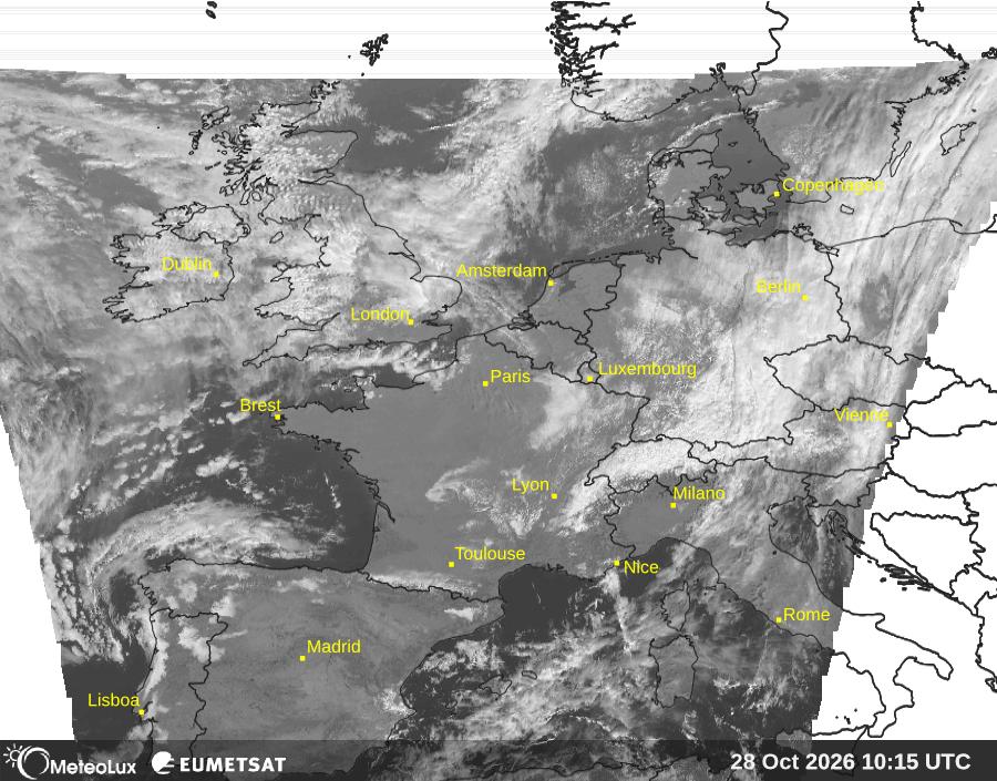 Wiedergabe von visuellen Satellitenbildern
