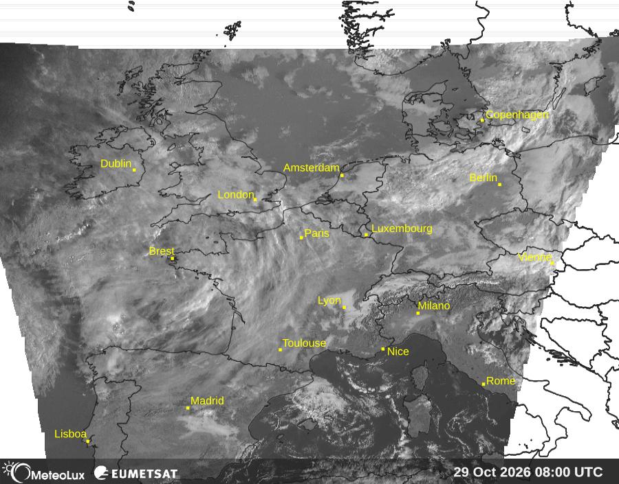 Wiedergabe von visuellen Satellitenbildern