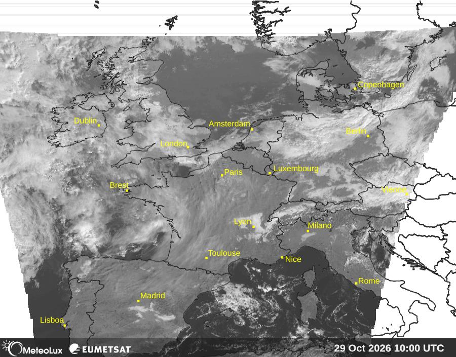 Wiedergabe von visuellen Satellitenbildern