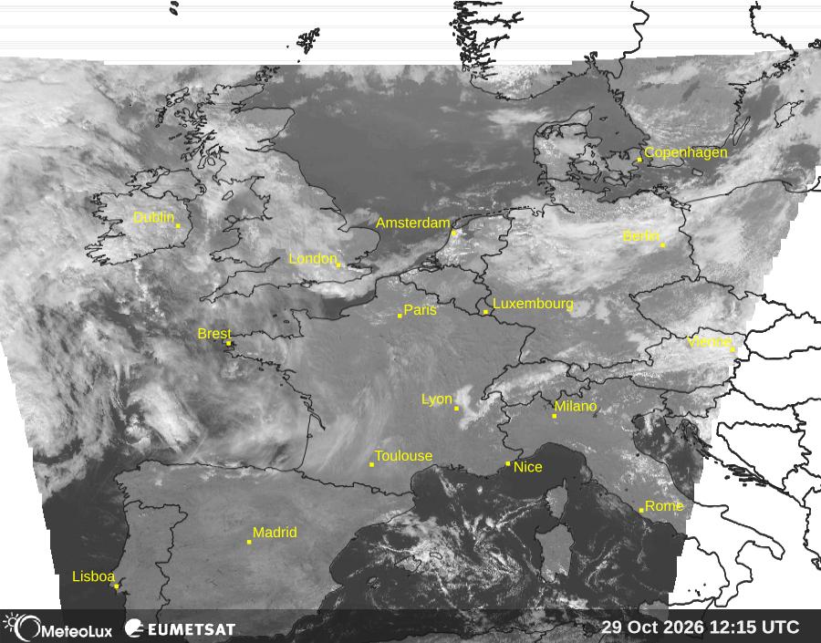 Wiedergabe von visuellen Satellitenbildern