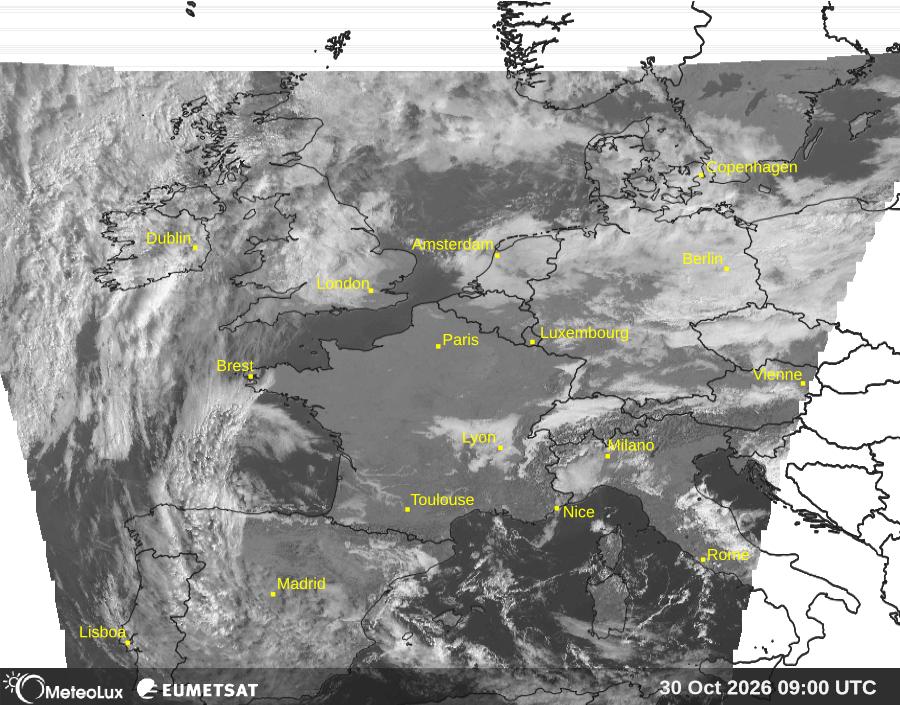 Wiedergabe von visuellen Satellitenbildern
